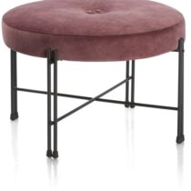 Xooon Poef Rosi Burgundy Red Stoelen Stof