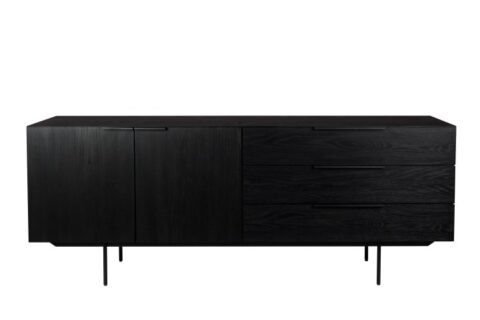 Zuiver Sideboard Travis Black Oak Kasten