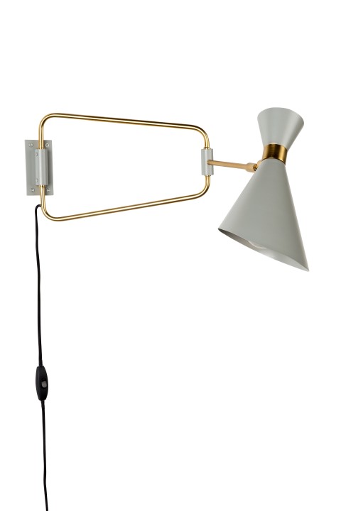 Zuiver Wall Lamp Shady Grey Verlichting Metaal