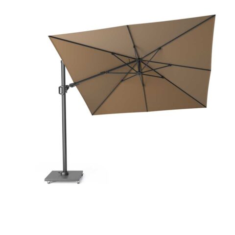 Zweefparasol Challenger (excl.voet) 3x3m. Taupe Parasols