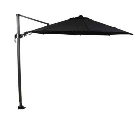 Zweefparasol Hawaii (excl.voet) rond zwart Parasols