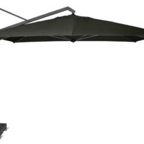 Zweefparasol Icon excl.voet 4x3 Meter Faded Black Parasols